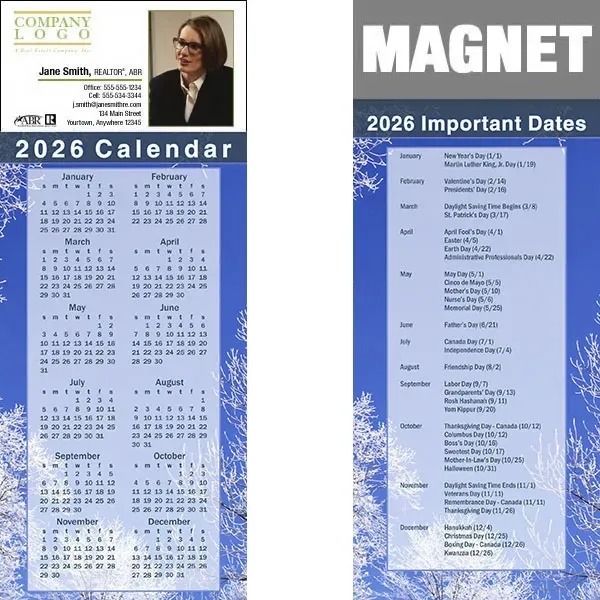 Full color calendar magnets.... from ASI 46719 Corner Lot Marketing Inc / CLMPromotions
