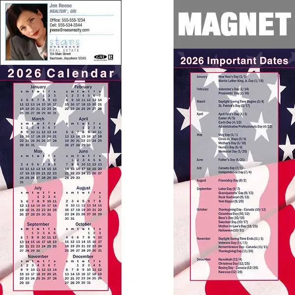 Full color calendar magnets.... from ASI 46719 Corner Lot Marketing Inc / CLMPromotions