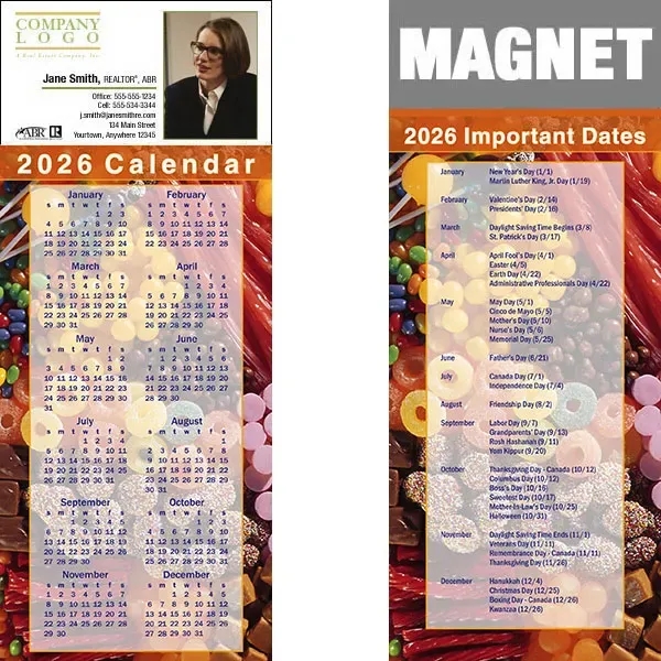 Full color calendar magnets.... from ASI 46719 Corner Lot Marketing Inc / CLMPromotions