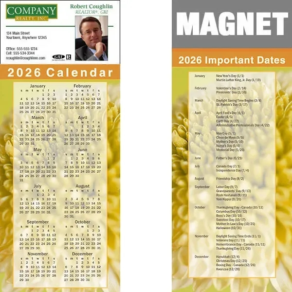 Full color calendar magnets.... from ASI 46719 Corner Lot Marketing Inc / CLMPromotions