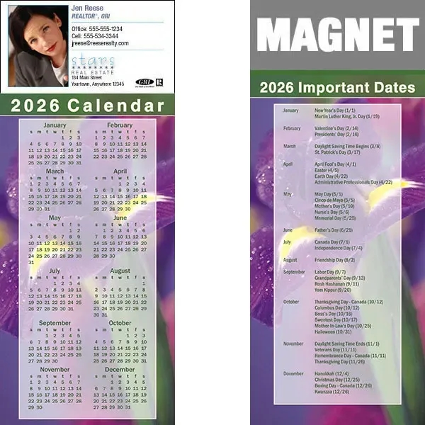 Full color calendar magnets.... from ASI 46719 Corner Lot Marketing Inc / CLMPromotions