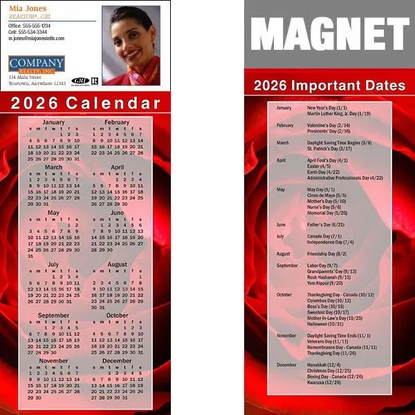 Full color calendar magnets.... from ASI 46719 Corner Lot Marketing Inc / CLMPromotions