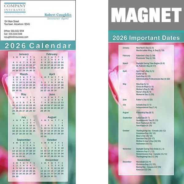 Full color calendar magnets.... from ASI 46719 Corner Lot Marketing Inc / CLMPromotions