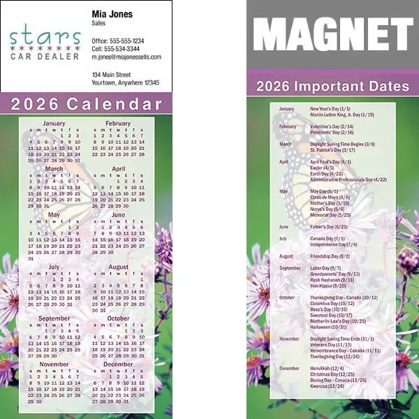Full color calendar magnets.... from ASI 46719 Corner Lot Marketing Inc / CLMPromotions