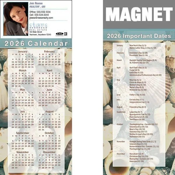 Full color calendar magnets.... from ASI 46719 Corner Lot Marketing Inc / CLMPromotions