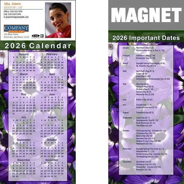 Full color calendar magnets.... from ASI 46719 Corner Lot Marketing Inc / CLMPromotions
