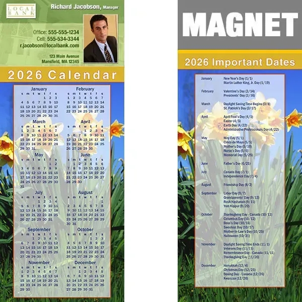 Full color calendar magnets.... from ASI 46719 Corner Lot Marketing Inc / CLMPromotions