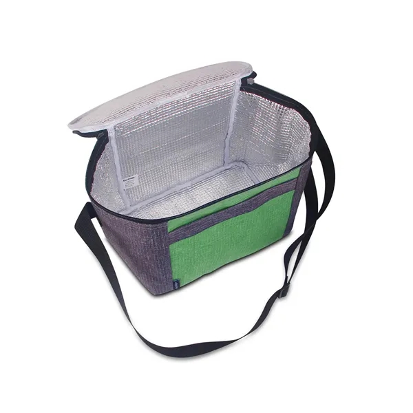 Cooler bag with a 12-can capacity, PVC coating, zippered main compartment,... from ASI 79530 Prime Line