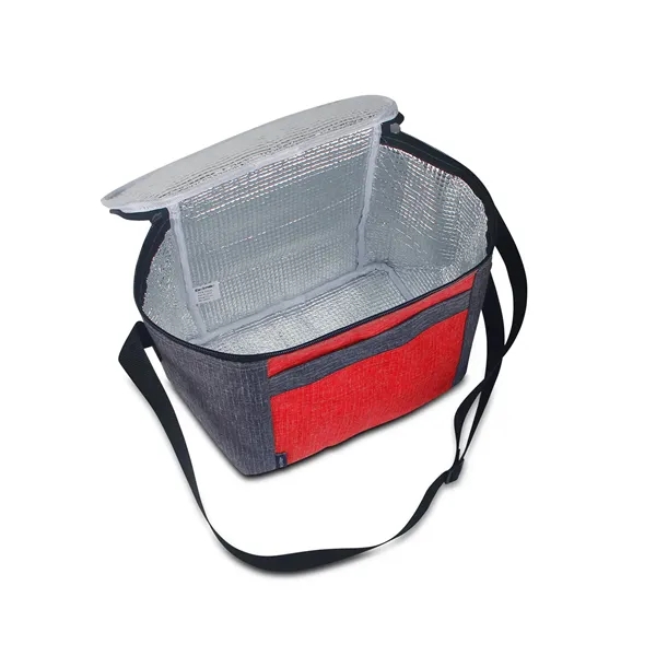 Cooler bag with a 12-can capacity, PVC coating, zippered main compartment,... from ASI 79530 Prime Line