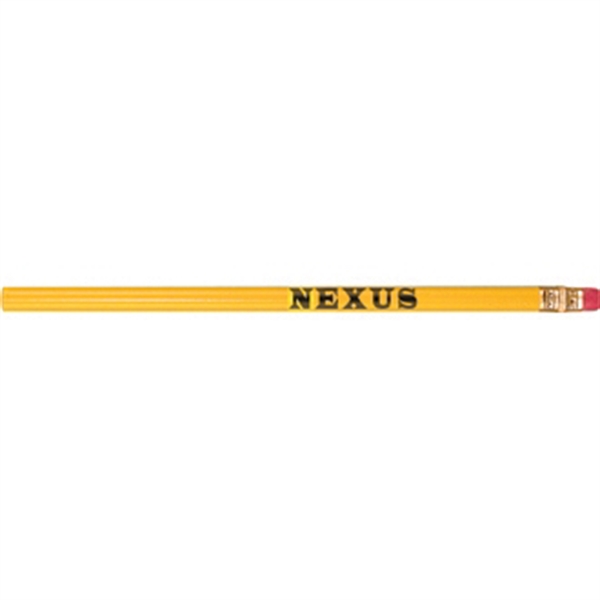 Wooden pencils with No. 2 graphite lead, gold tone ferrule and... from ASI 57653 Gold Bond