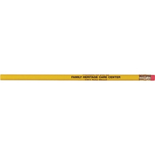 Wooden pencils with No. 2 graphite lead, gold tone ferrule and... from ASI 57653 Gold Bond