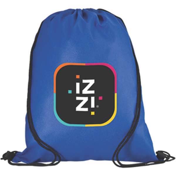 16" x 13 1/4" drawstring backpack with an assortment of colors.... from ASI 57653 Gold Bond