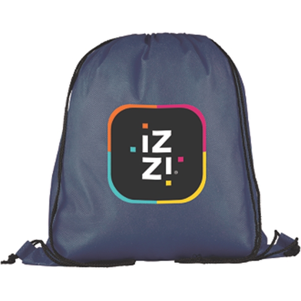 16" x 13 1/4" drawstring backpack with an assortment of colors.... from ASI 57653 Gold Bond