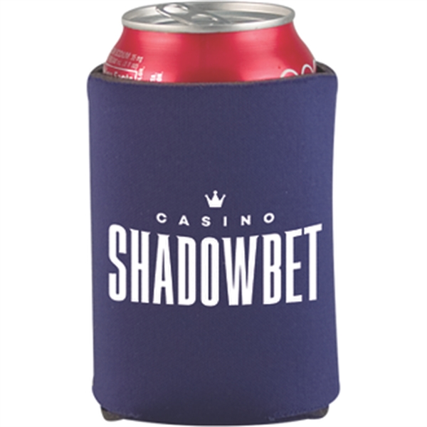 3.75" foam can and bottle cooler with collapsible design.... from ASI 57653 Gold Bond