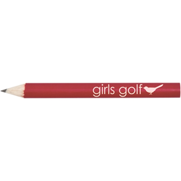 3.25" round wooden golf pencils.... from ASI 57653 Gold Bond