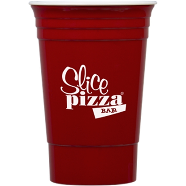 16-ounce cup with double-wall insulation.... from ASI 57653 Gold Bond