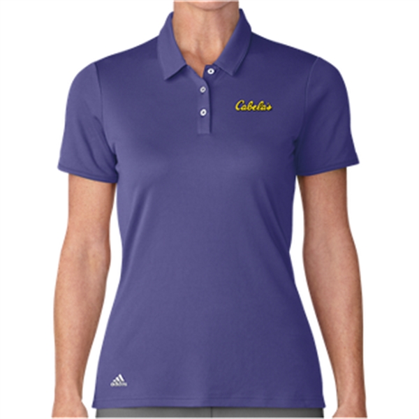 Women's short sleeve performance polo shirt with UPF50 sun protection and... from ASI 57653 Gold Bond