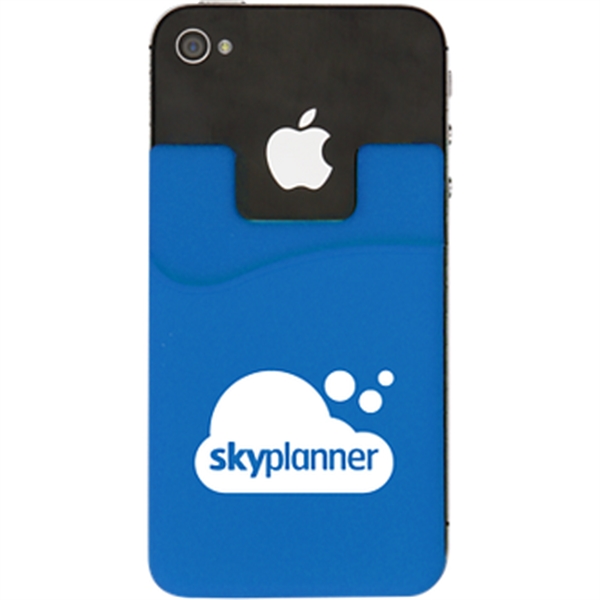 3 3/8" x 2 1/4" phone wallet with an adhesive backing.... from ASI 57653 Gold Bond