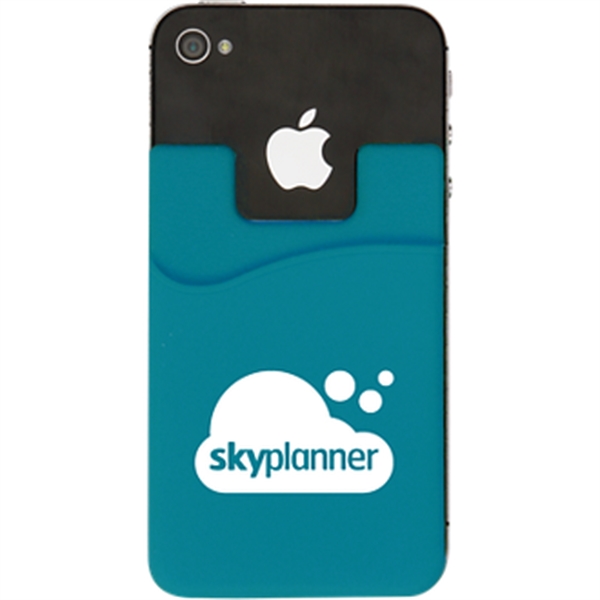 3 3/8" x 2 1/4" phone wallet with an adhesive backing.... from ASI 57653 Gold Bond