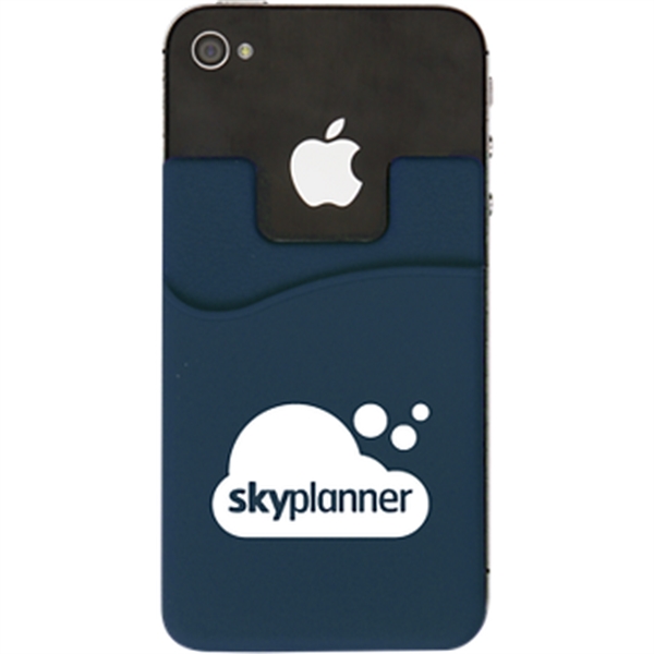 3 3/8" x 2 1/4" phone wallet with an adhesive backing.... from ASI 57653 Gold Bond