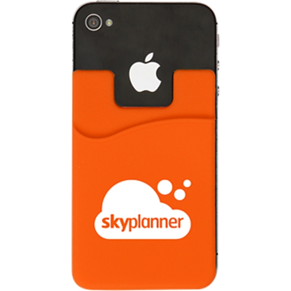 3 3/8" x 2 1/4" phone wallet with an adhesive backing.... from ASI 57653 Gold Bond