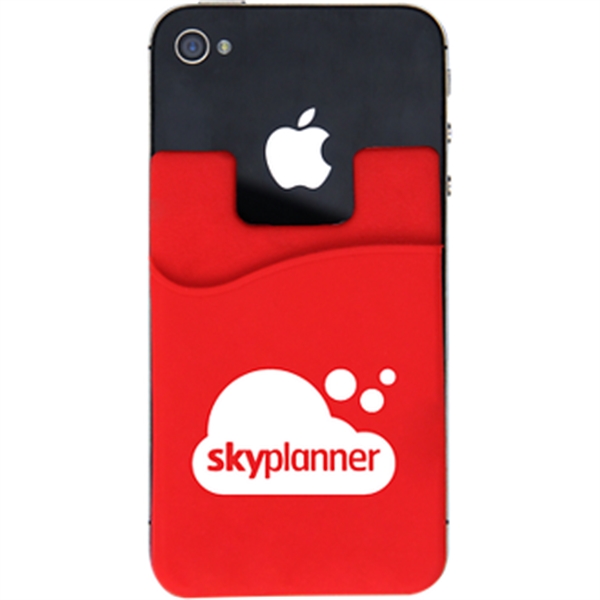 3 3/8" x 2 1/4" phone wallet with an adhesive backing.... from ASI 57653 Gold Bond