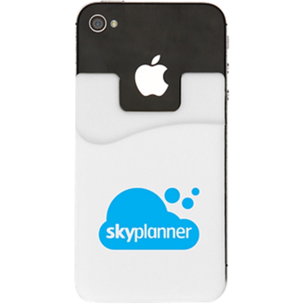 3 3/8" x 2 1/4" phone wallet with an adhesive backing.... from ASI 57653 Gold Bond