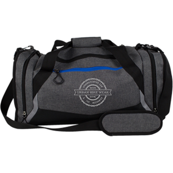 11" x 20 1/2" x 10" duffle bag with three external... from ASI 57653 Gold Bond