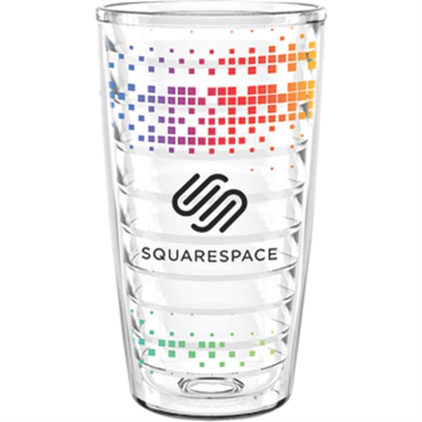 16-ounce tumbler with double-wall insulation, shatter resistance, and lid.... from ASI 57653 Gold Bond