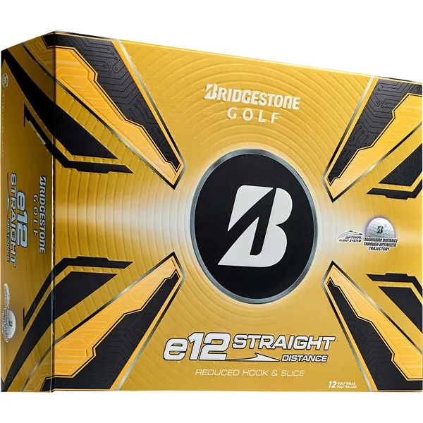 Bridgestone E12 Straight Golf Balls - 12 Pack... from ASI 66887 PCNA / Leeds