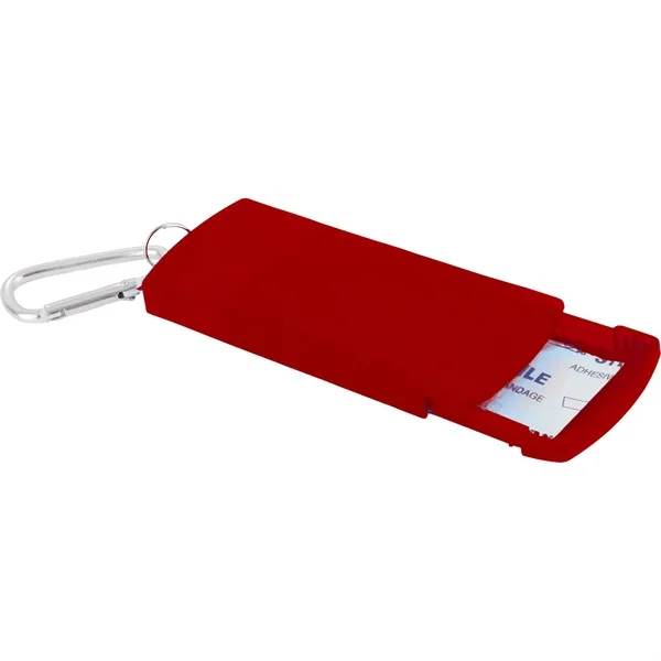 Recycled Bandage Dispenser with Carabiner... from ASI 66887 PCNA / Bullet