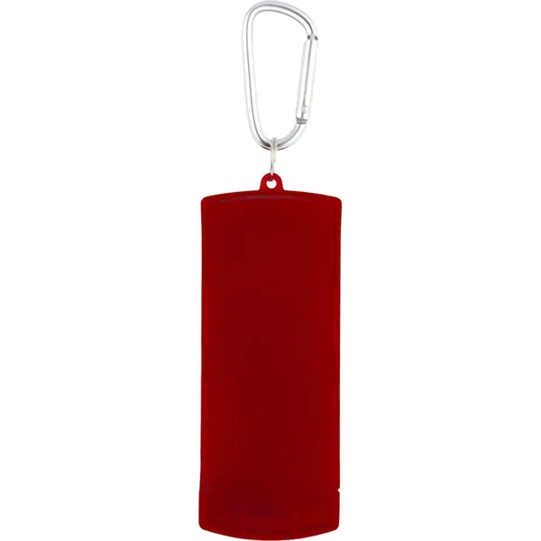 Recycled Bandage Dispenser with Carabiner... from ASI 66887 PCNA / Bullet