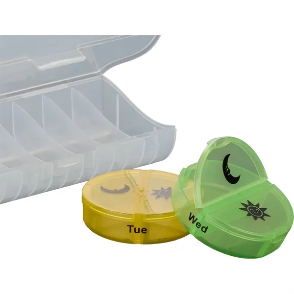 7 Day Recycled Travel Pill Organizer... from ASI 66887 PCNA / Bullet