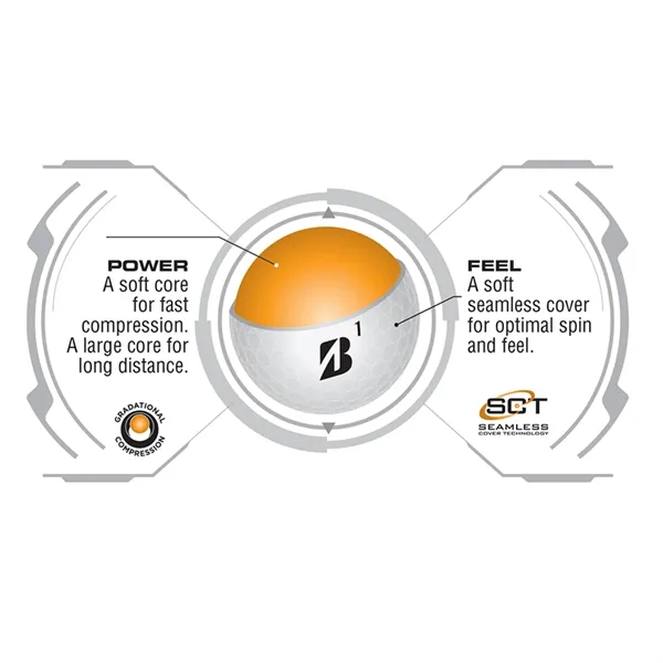 Bridgestone E 6 Soft Golf Balls - 3 Pack... from ASI 66887 PCNA / Leeds