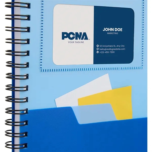 5'' x 7'' FSC® Recycled Stash Spiral Notebook... from ASI 66887 PCNA / Bullet