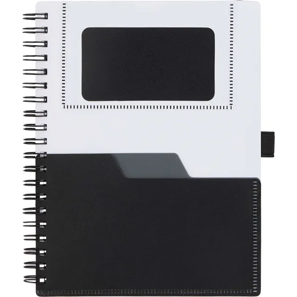 5'' x 7'' FSC® Recycled Stash Spiral Notebook... from ASI 66887 PCNA / Bullet