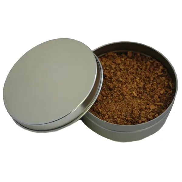 Two ounce gift tin filled with polybagged fresh mixture for salsa... from ASI 74601 Calico