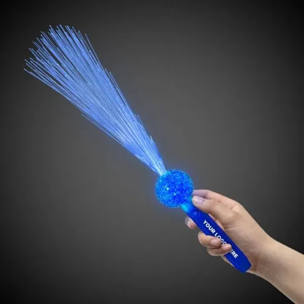 15" blue fiber optic LED light up wand.... from ASI 42016 Brighter Promotions Inc / Chemical Light™