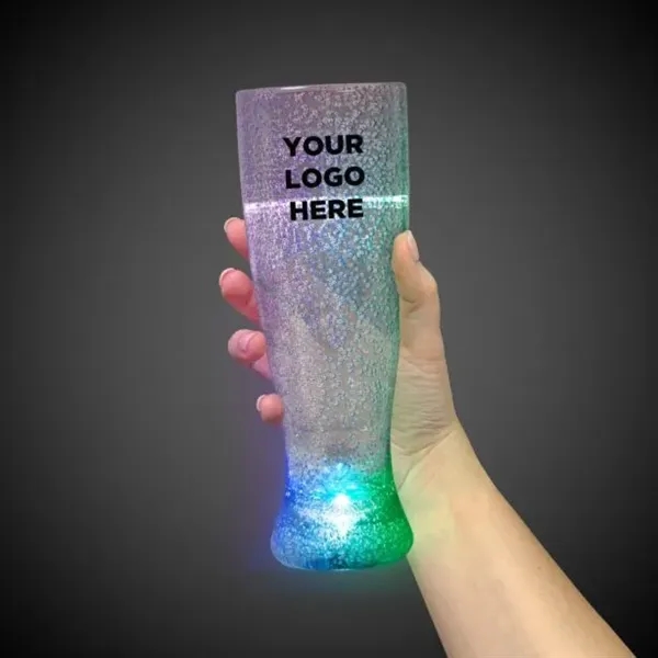 24 oz. pilsner glass with multi-colored LED lights.... from ASI 42016 Brighter Promotions Inc / Chemical Light™