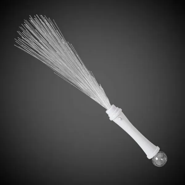 15" white fiber optic LED light-up wand with strobe.... from ASI 42016 Brighter Promotions Inc / Chemical Light™
