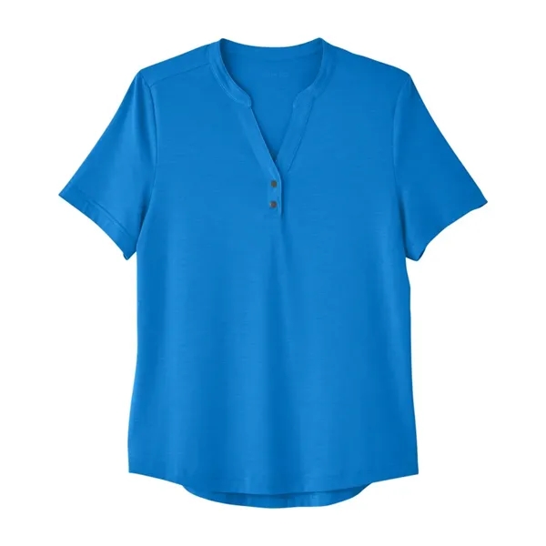 North End Women's JAQ Snap-Up Stretch Performance Polo... from ASI 84358 S&S Activewear
