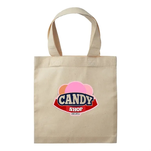 Mini 4 oz. cotton gift bag with self fabric handles and... from ASI 39552 BEL Promo