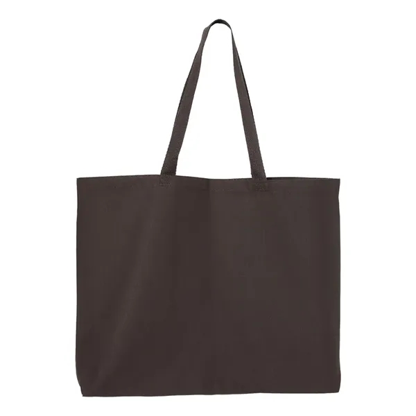 100% heavy canvas jumbo tote with 23" web canvas handles and... from ASI 84358 S&S Activewear