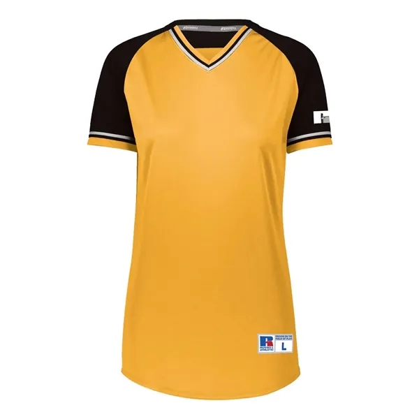 Russell Athletic Women's Classic V-Neck Jersey... from ASI 84358 S&S Activewear
