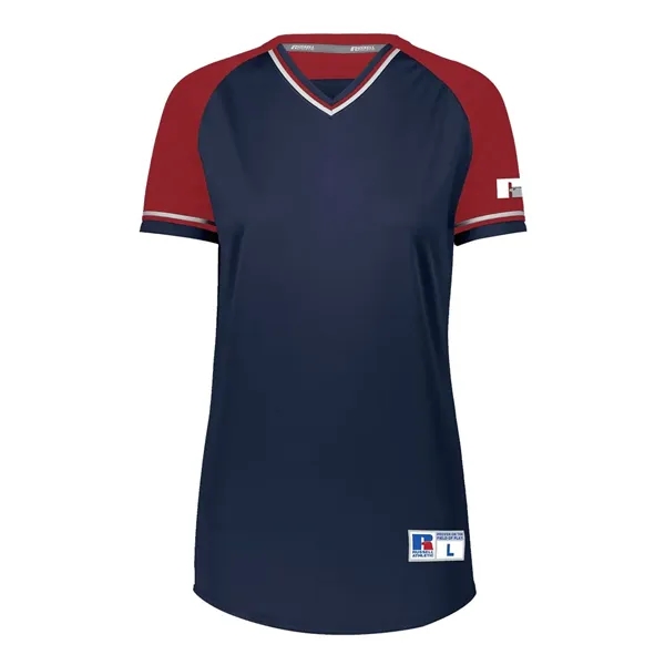 Russell Athletic Women's Classic V-Neck Jersey... from ASI 84358 S&S Activewear