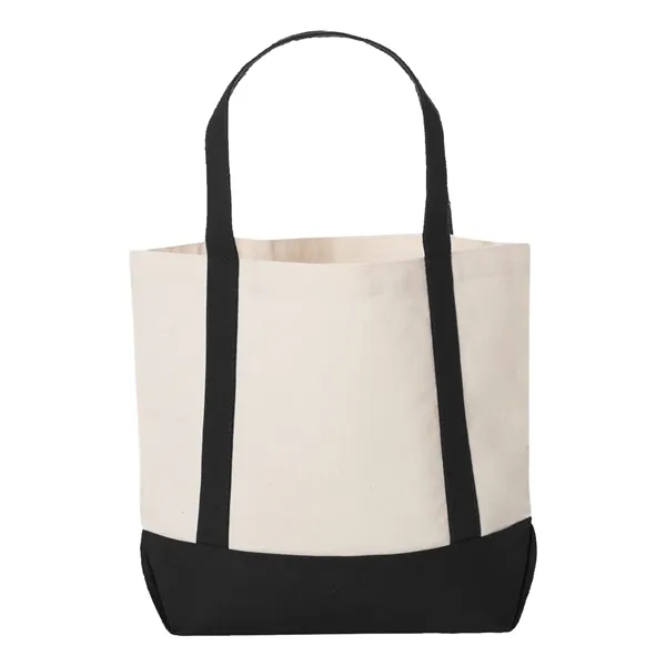 Liberty Bags Seaside Small Cotton Canvas Boater Tote, blank.... from ASI 84358 S&S Activewear