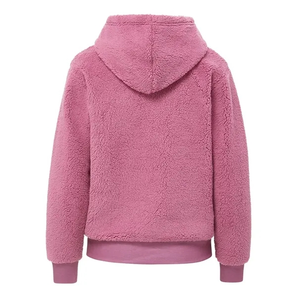 MV Sport Women's Starla Sherpa Hooded Pullover... from ASI 84358 S&S Activewear