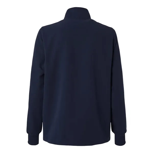 Jaanuu Women's Ceri Essential Full-Zip 6-Pocket Scrub Jacket... from ASI 84358 S&S Activewear