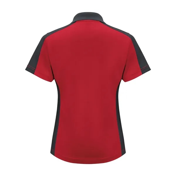 Women's Short Sleeve Performance Knit Two-Tone Polo... from ASI 84358 S&S Activewear