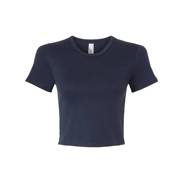American Apparel Women's Baby Rib Cropped Tee... from ASI 84358 S&S Activewear